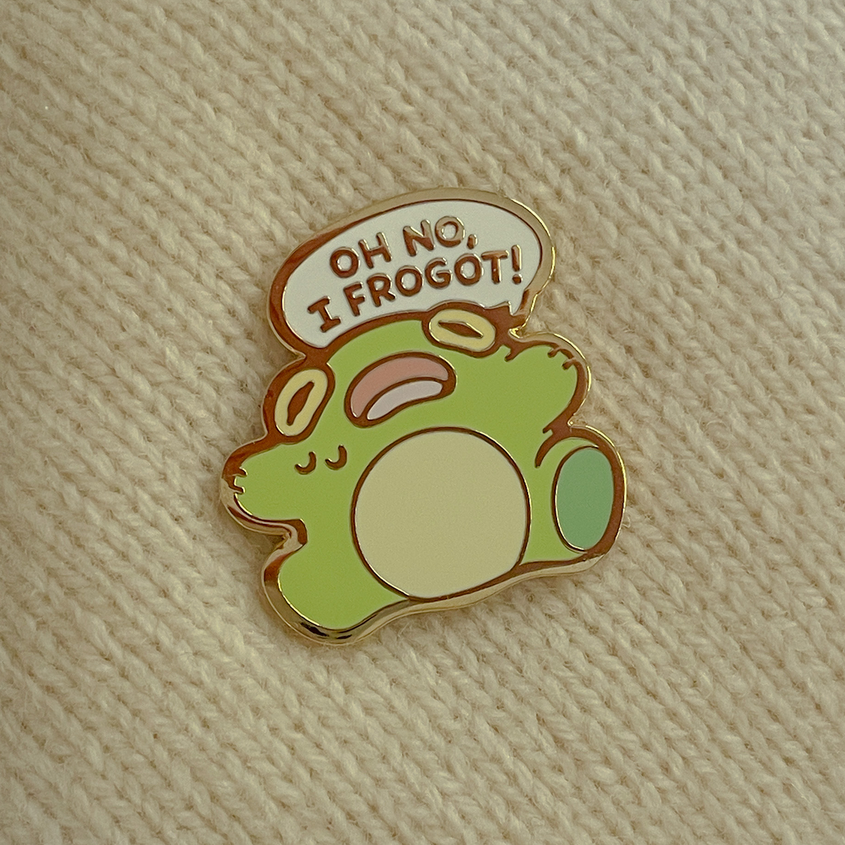 i frogot - enamel pin