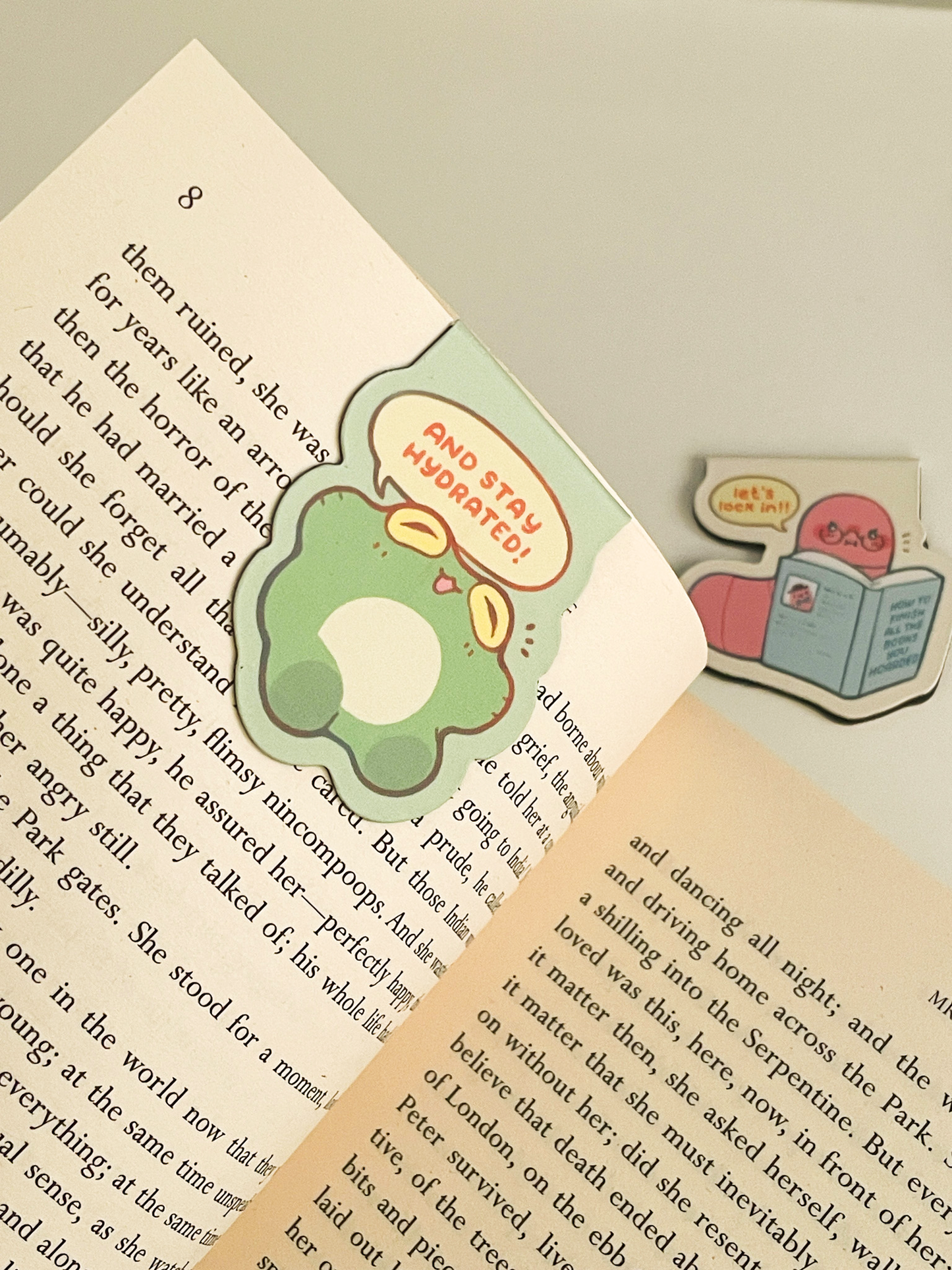 don't froget the page - magnetic bookmark