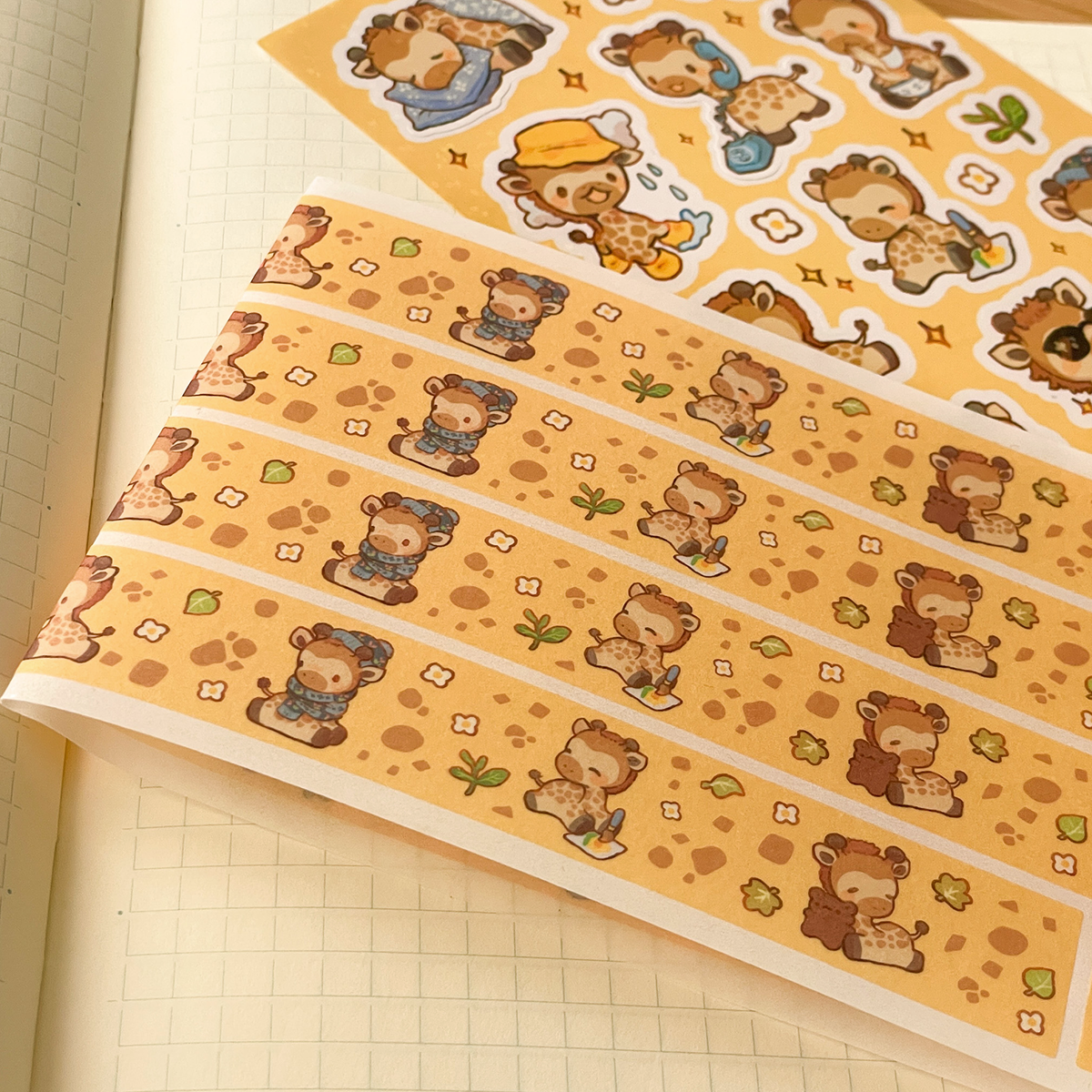 giraffes STICKII set