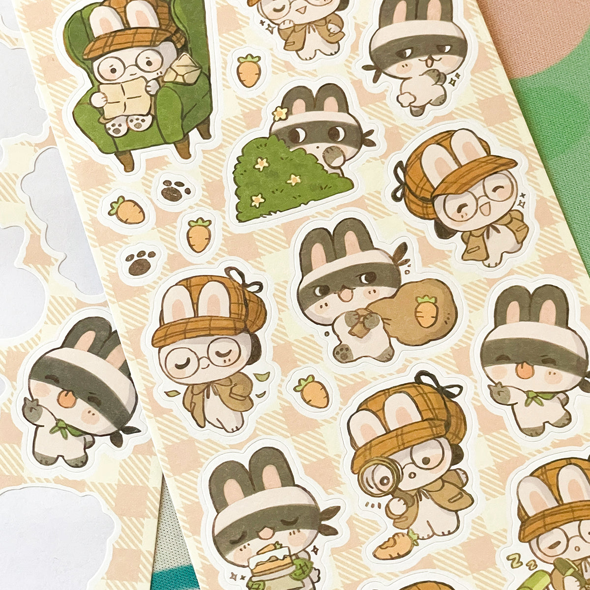 detective buns - sticker sheet STICKII
