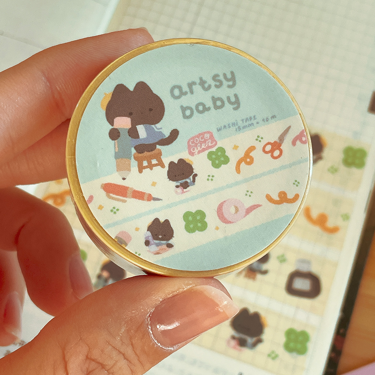 artsy baby - washi tape