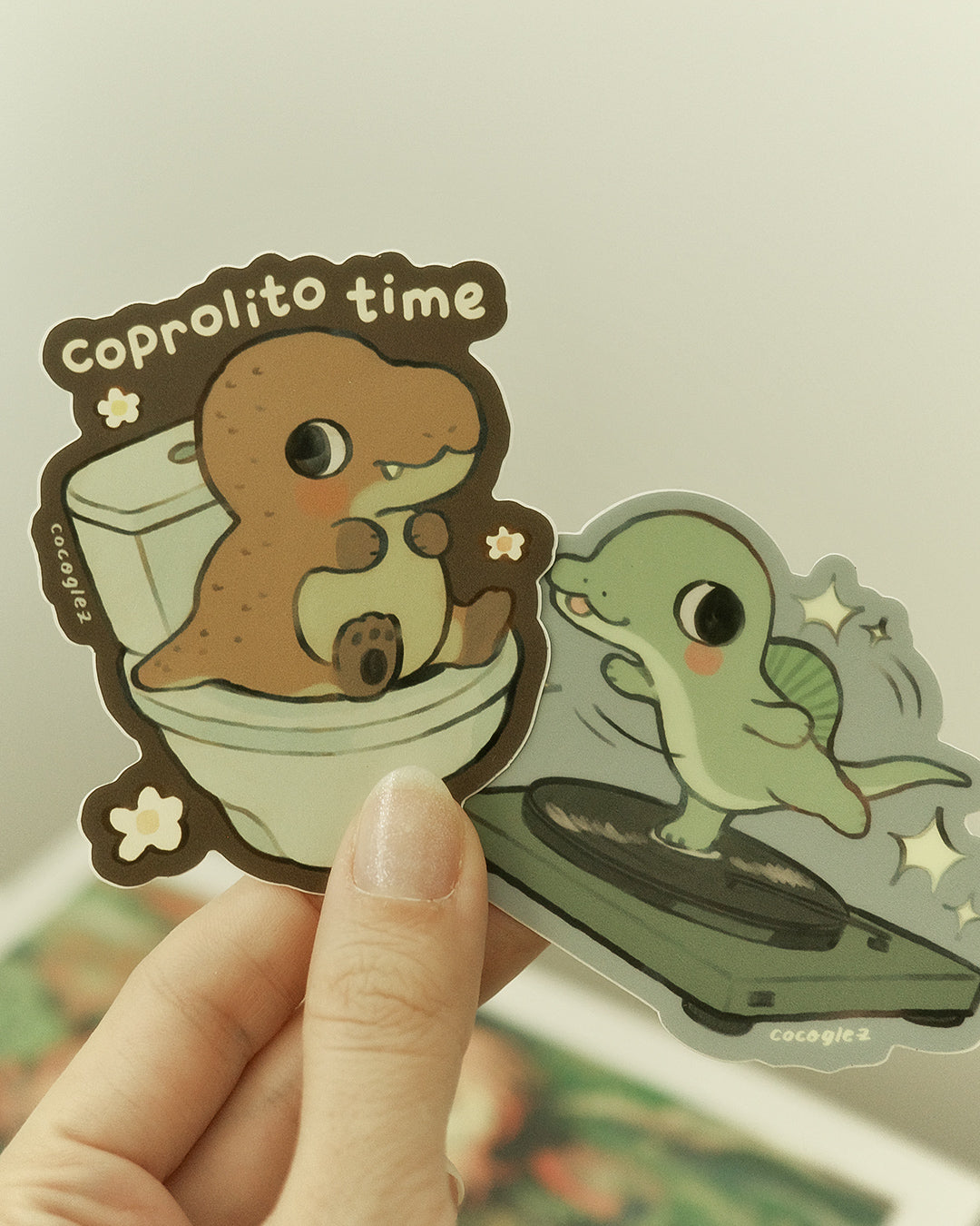dinosaur time - vinyl stickers