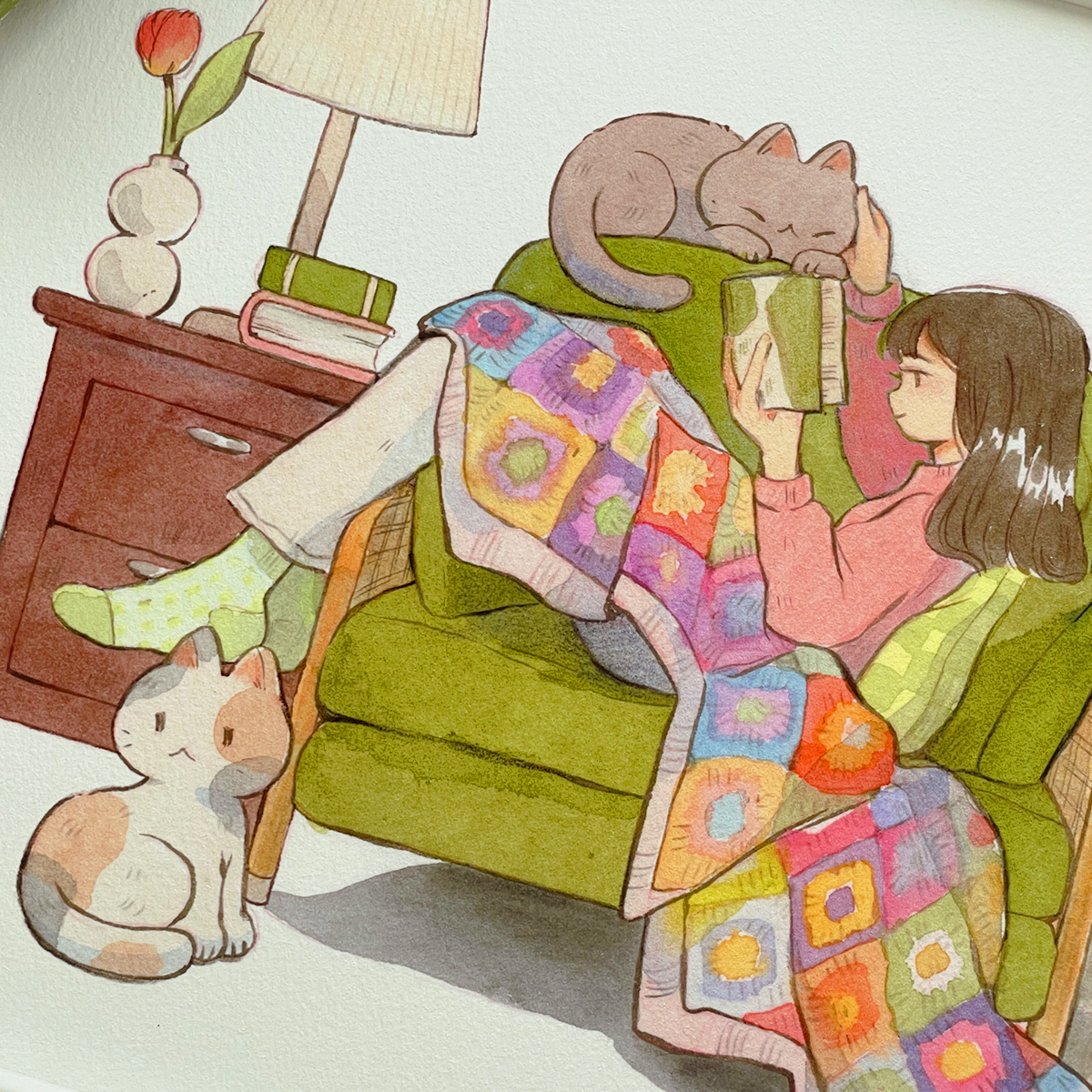 reading nook - print