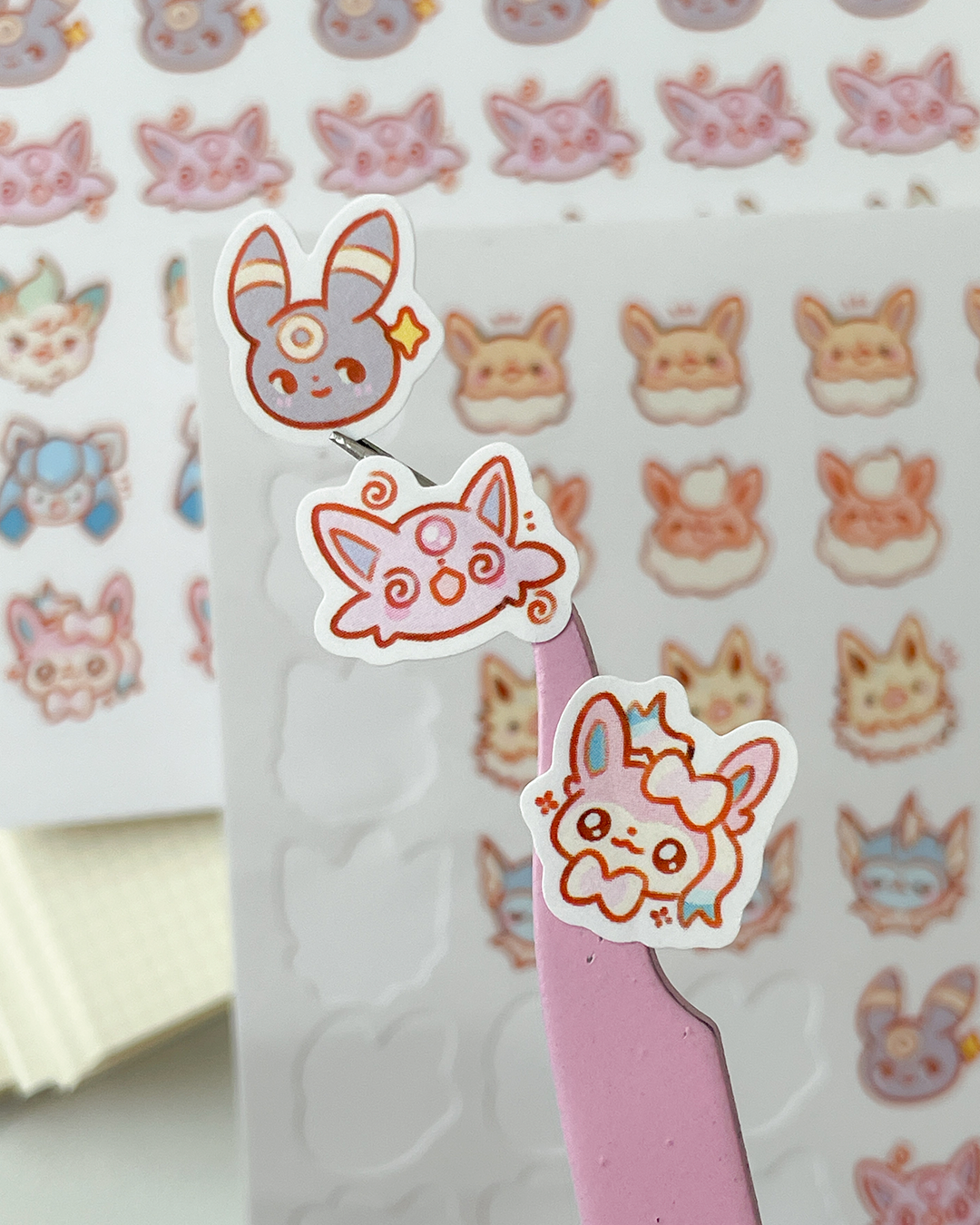 evo emotes - sticker sheet