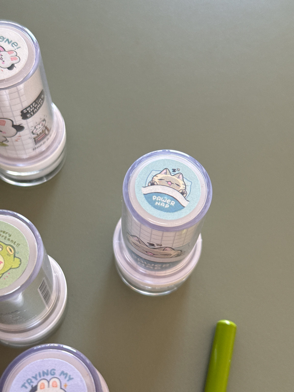 pawer nap - refillable ink stamp