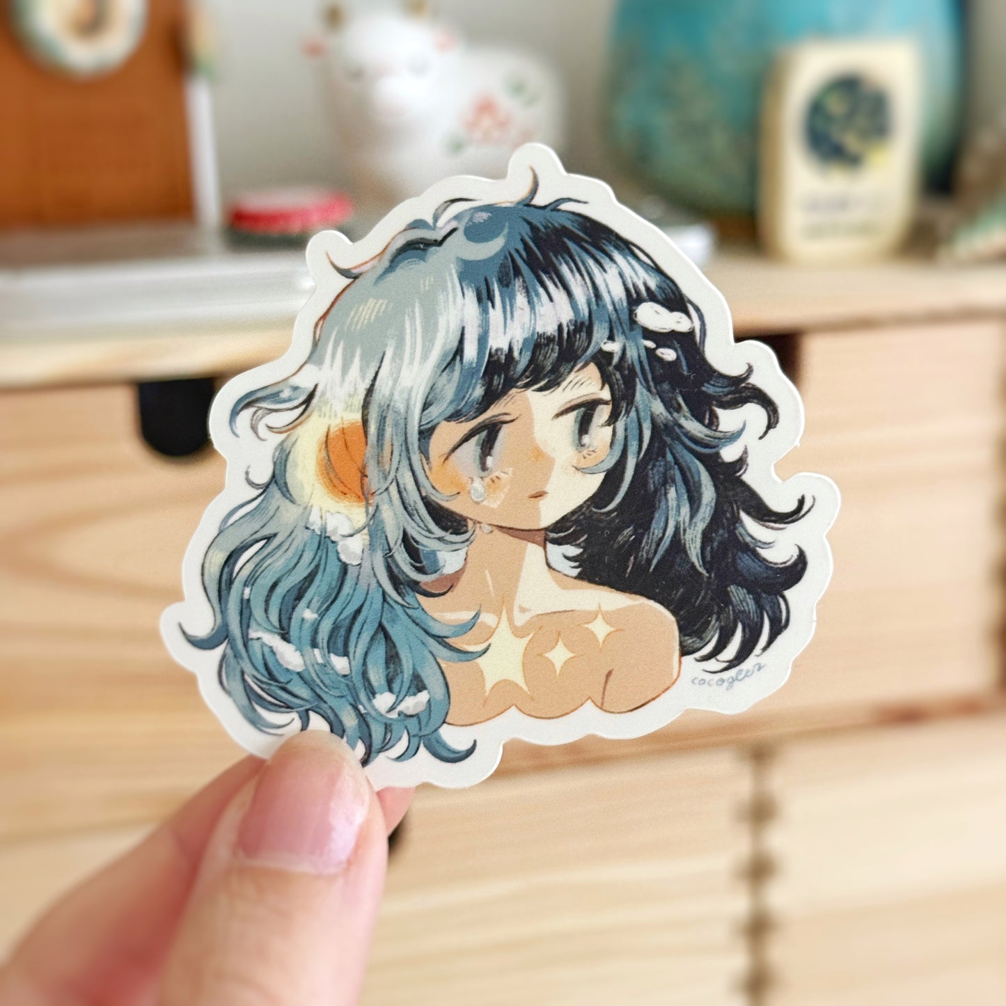 little sun - vinyl sticker