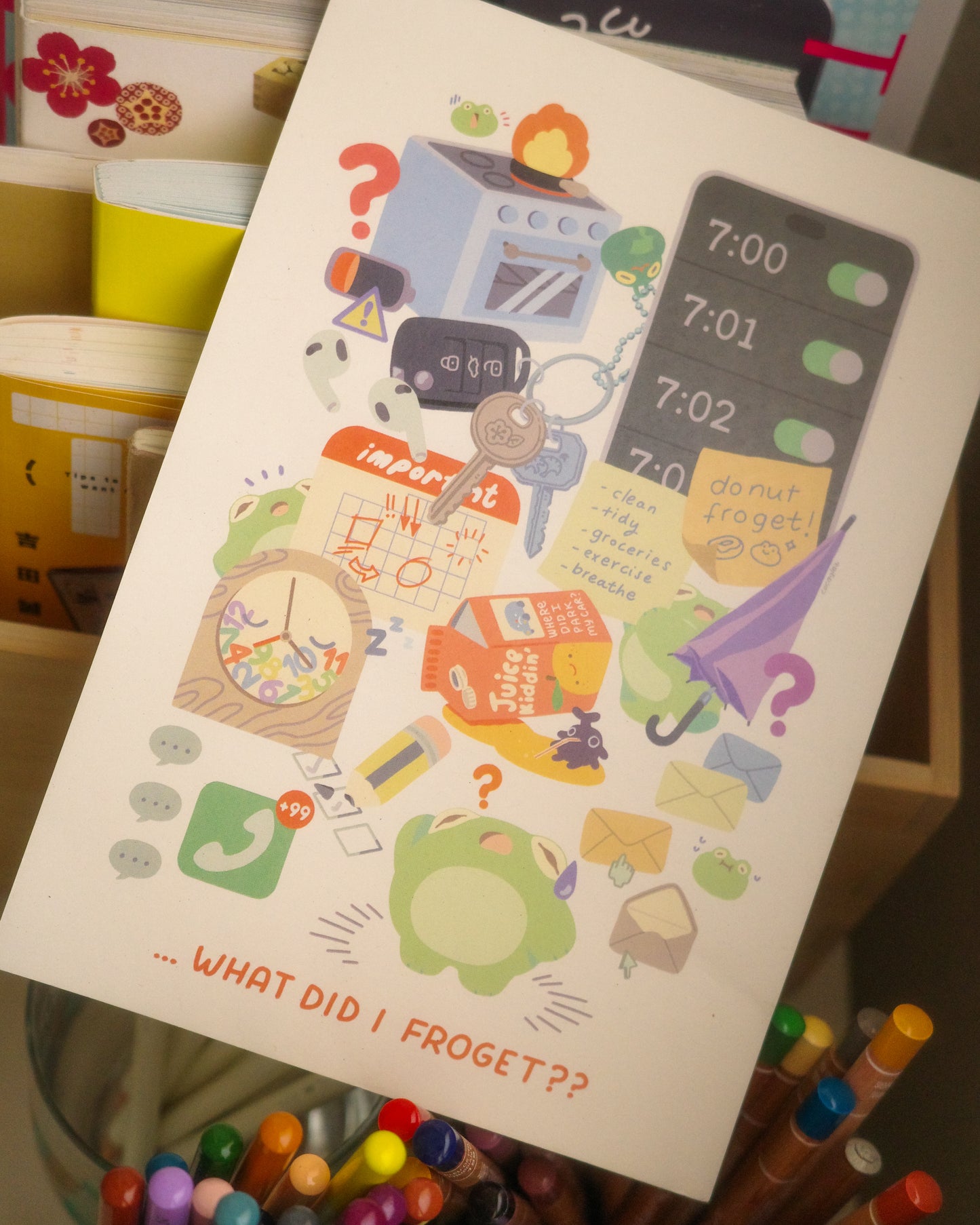 "what did I froget" - print