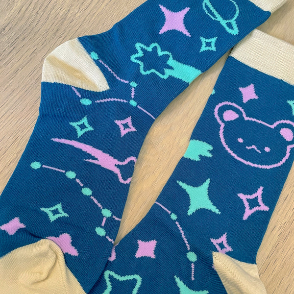 Space Bear - Socks