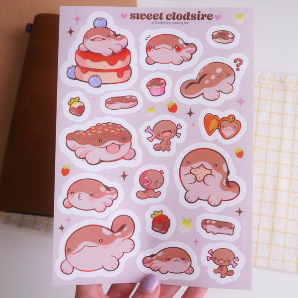Sweet Clodsire - Sticker sheet