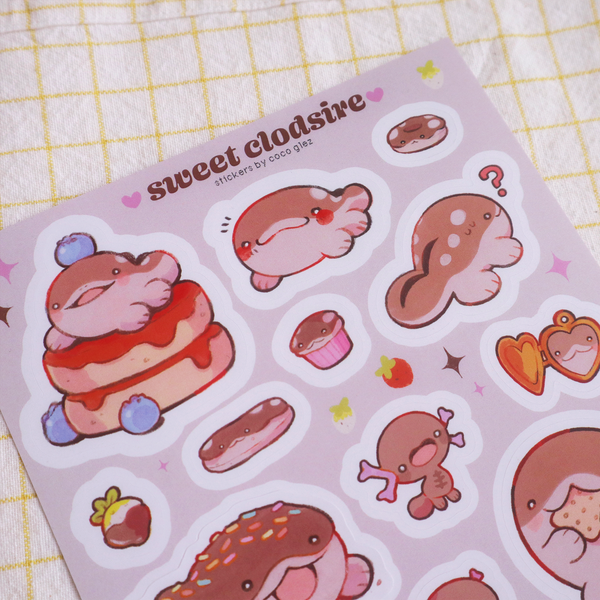 Sweet Clodsire - Sticker sheet