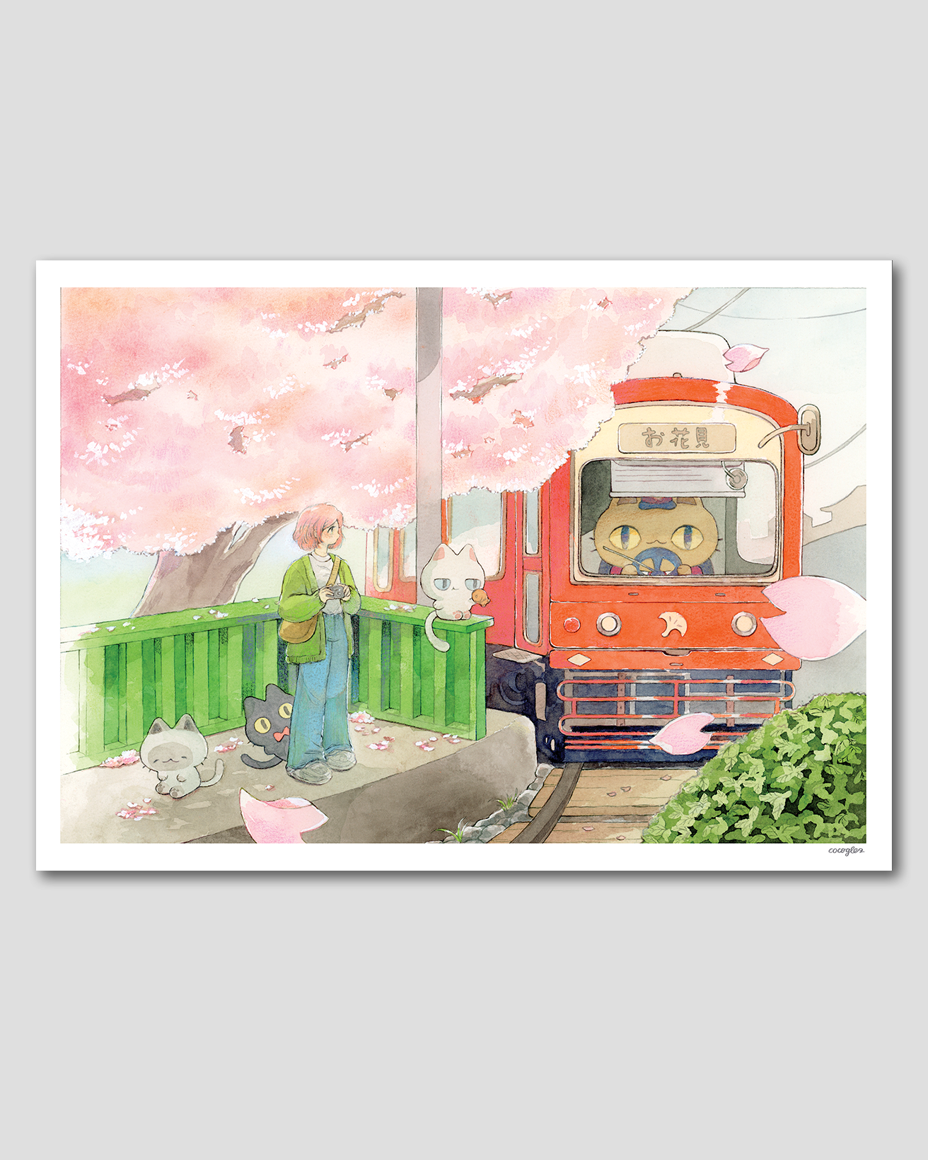 hanami train - print