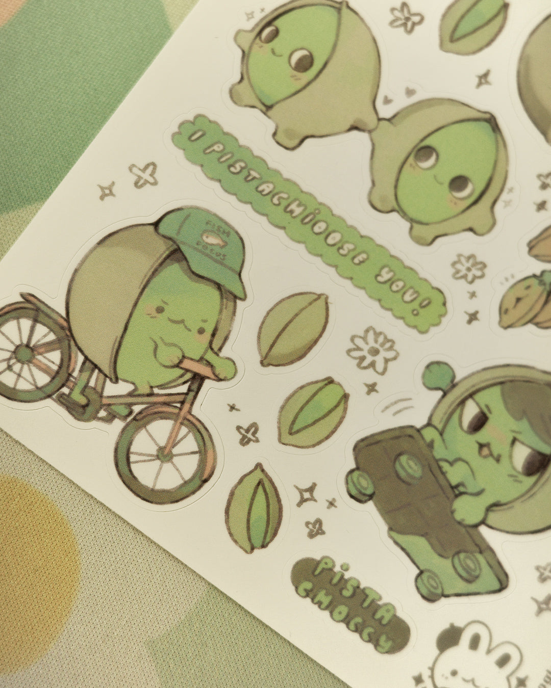 amigo pistacho - sticker sheet