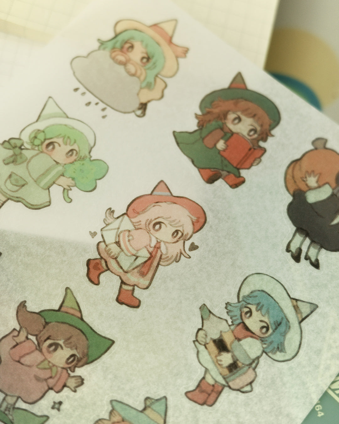 witchies - washi sticker sheet