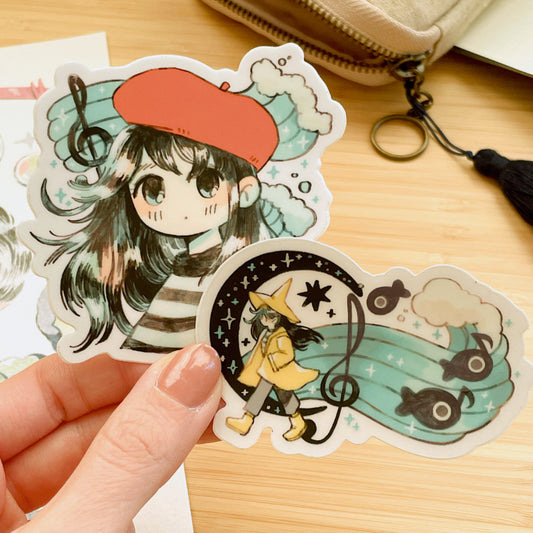 song of sea - vinyl sticker set