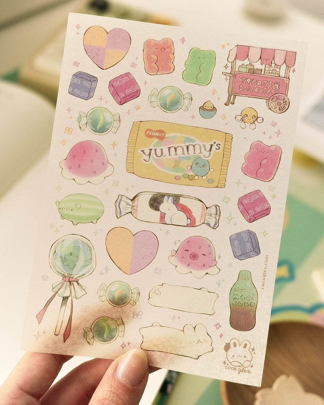 treats and tricksters - washi sticker sheet