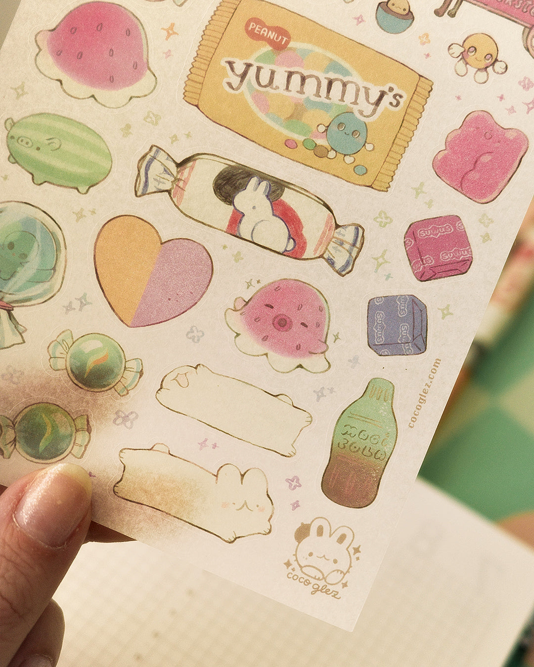 treats and tricksters - washi sticker sheet