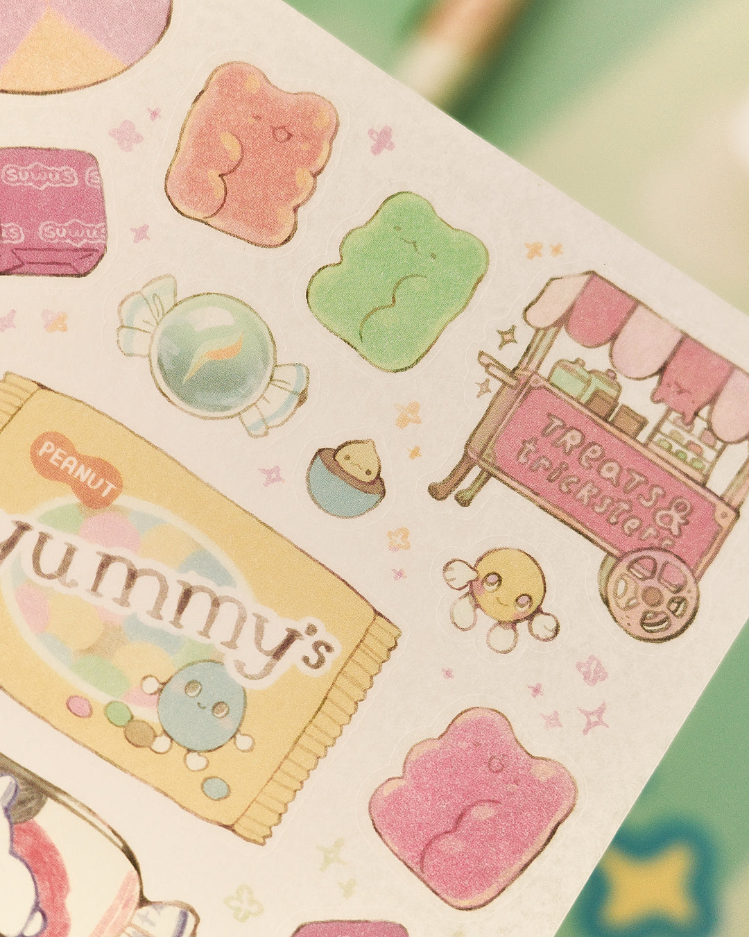 treats and tricksters - washi sticker sheet