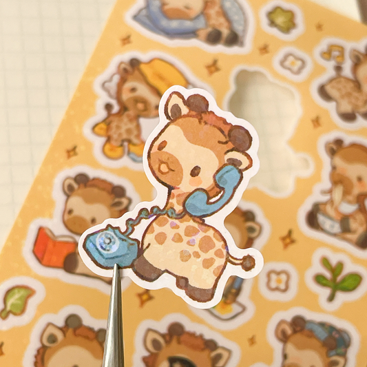 giraffes STICKII set