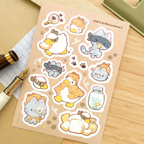 Detective Goots - Sticker sheet