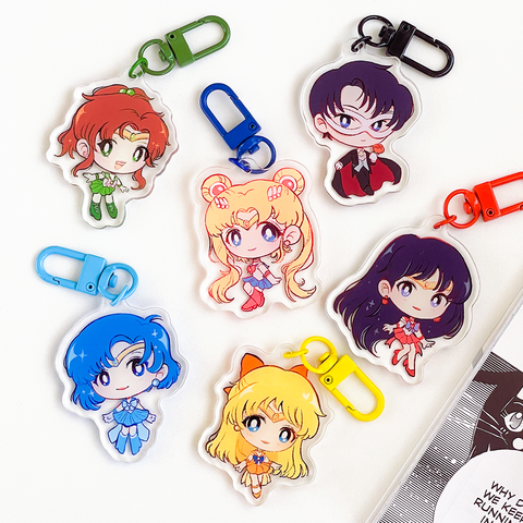 Sailor Moon acrylic keychains
