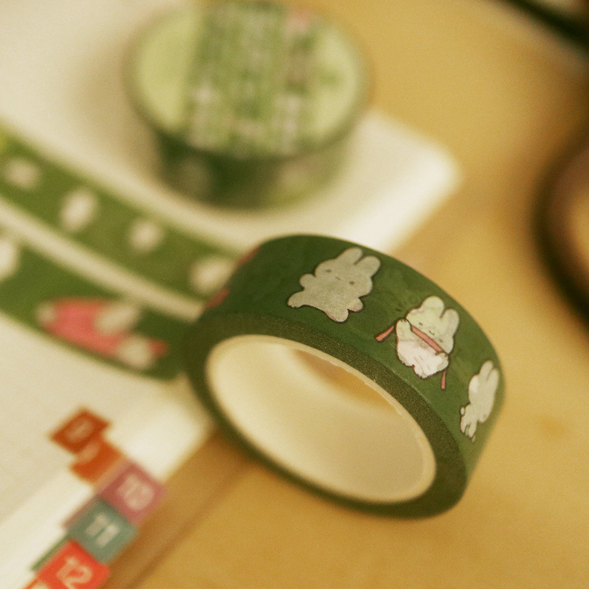 fitness bunnies - washi tape