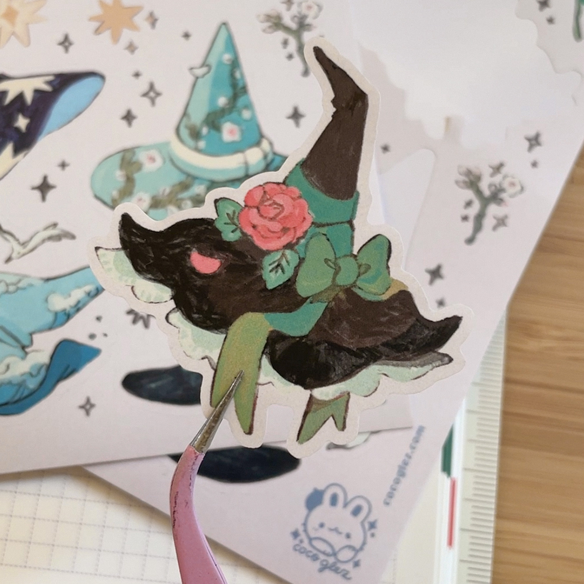 magical hattery - sticker sheet