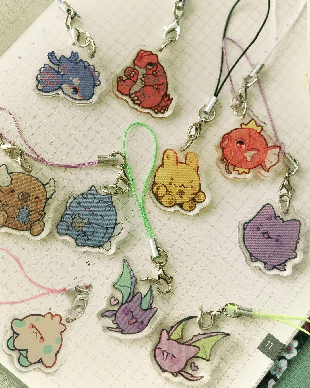 assorted pokés VOL 07 - phone charms