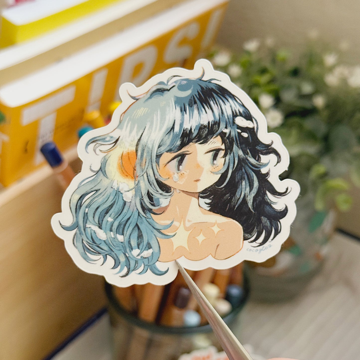 little sun - vinyl sticker