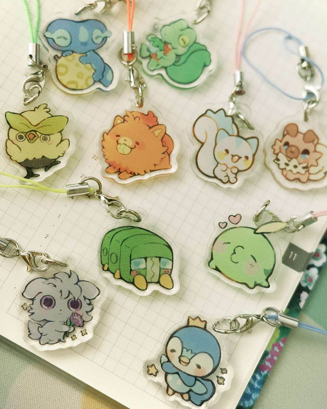 assorted pokés VOL 05 - phone charms