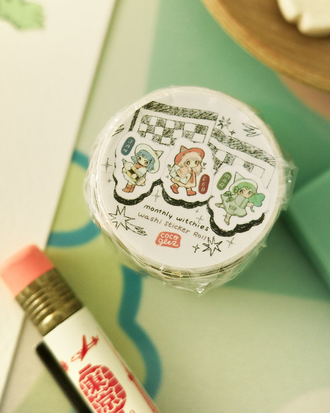 monthly witchies - washi sticker roll