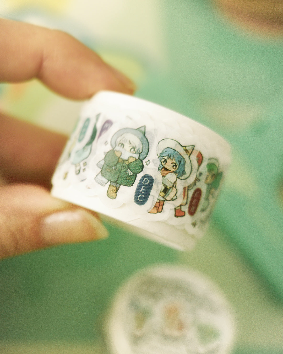 monthly witchies - washi sticker roll