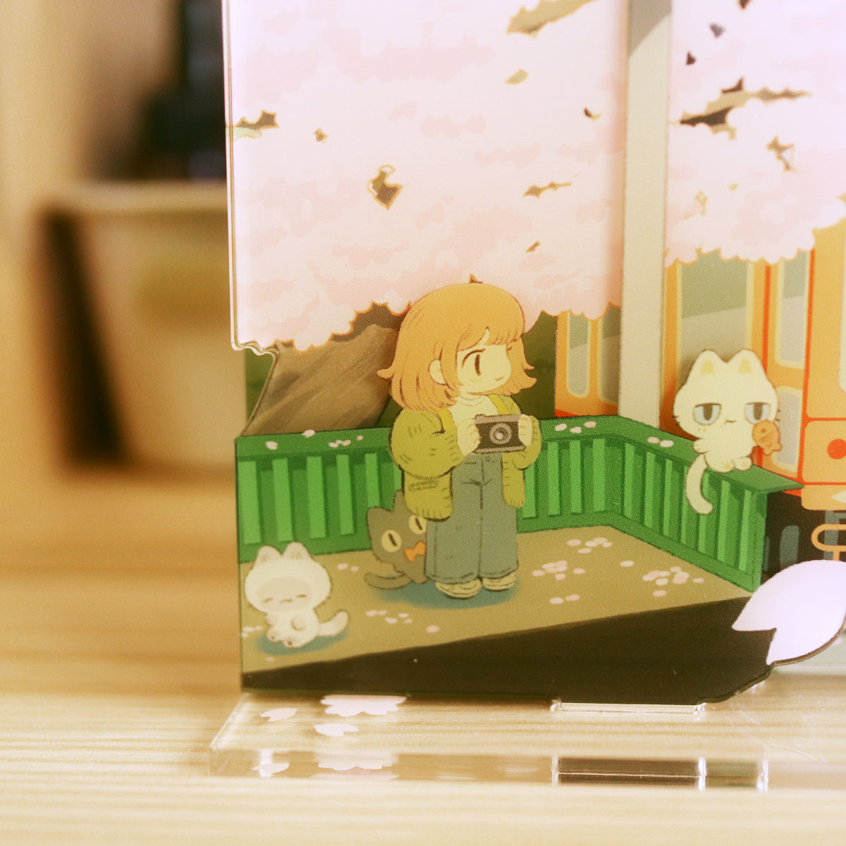 hanami train - standee