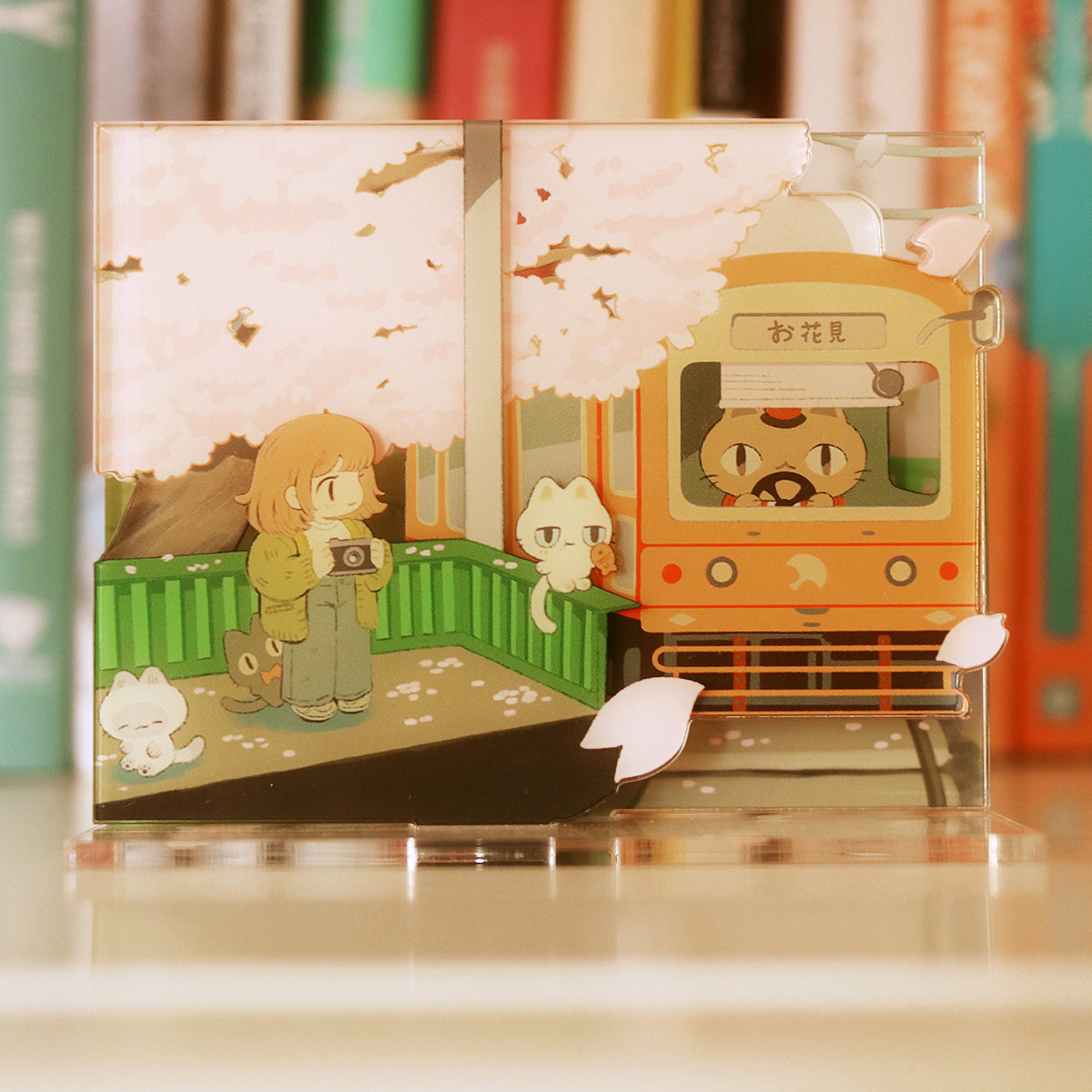 hanami train - standee
