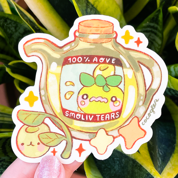 Smoliv Oil - Vinyl sticker