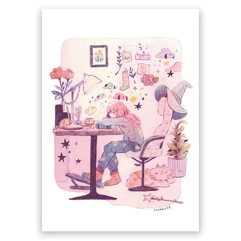 Study night - Fine art print