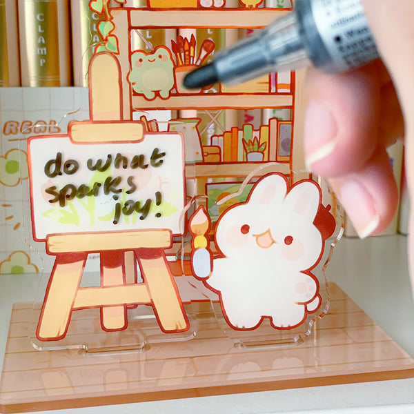 Artist Bun Standee
