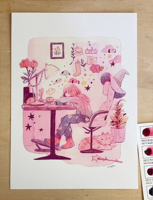 study night - print
