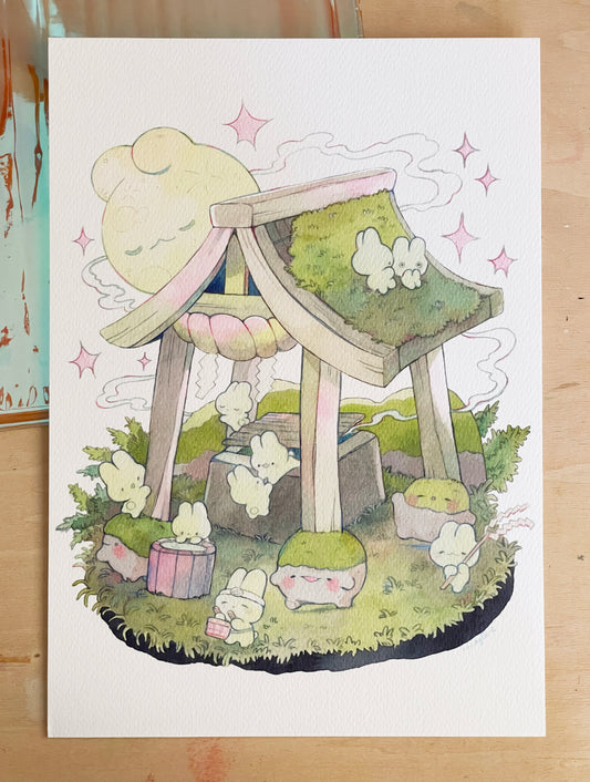 wishing well - print