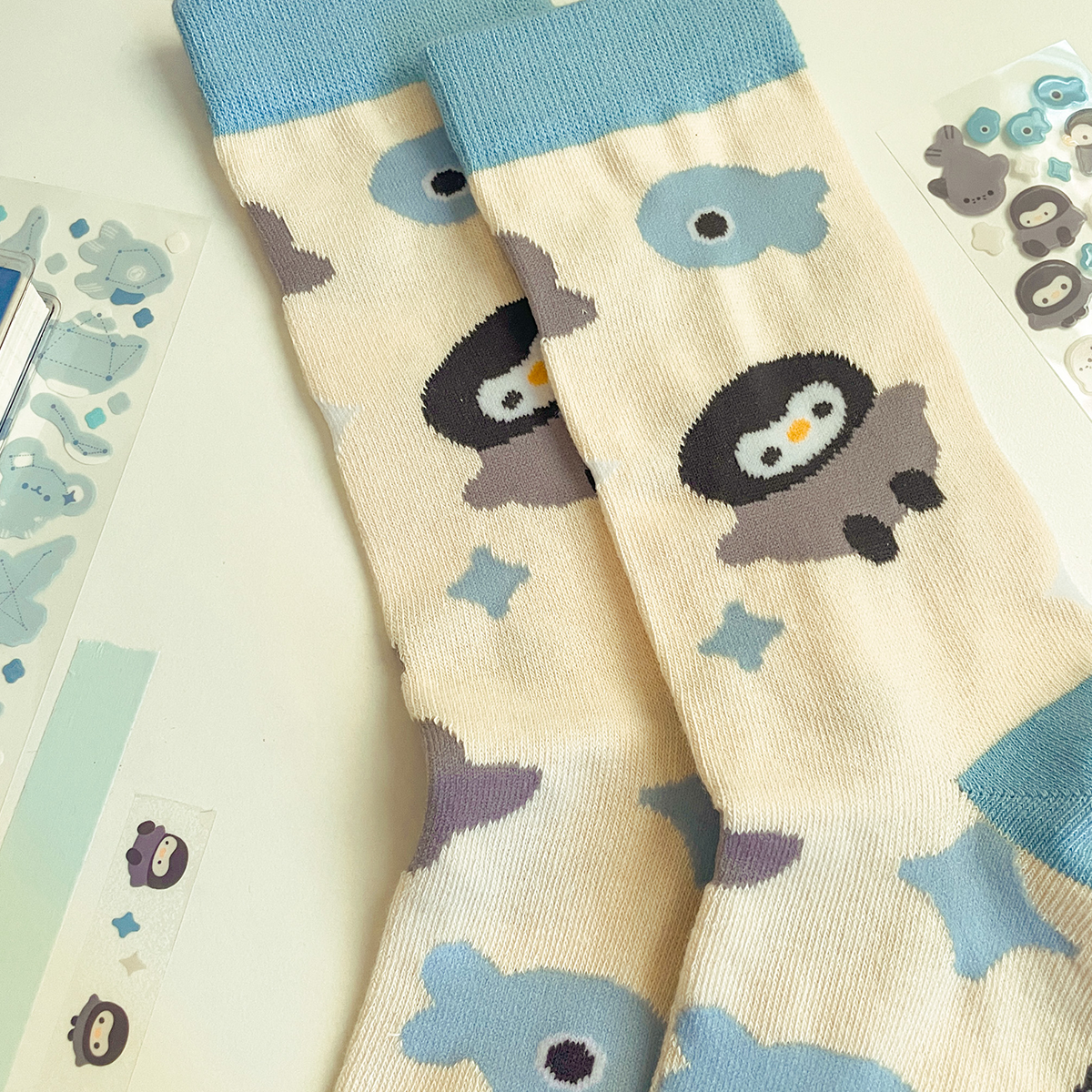 penguin and seal - socks