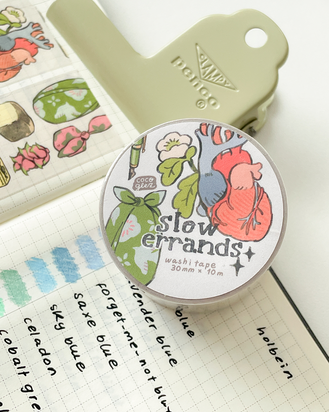 slow errands - 30mm washi tape