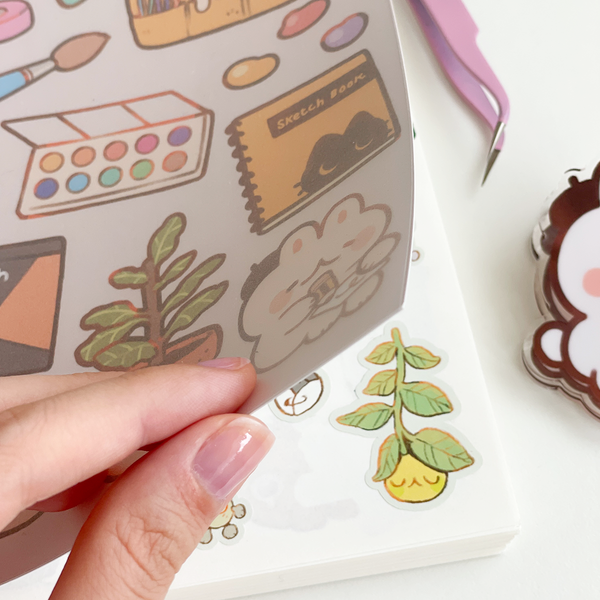 Artist Bunny - Sticker book