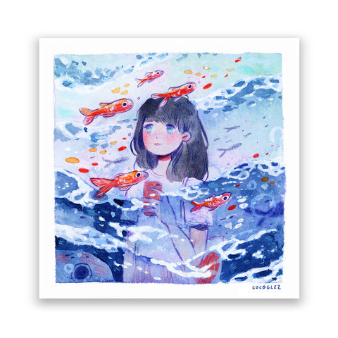 Aquarium of dreams - Fine art print