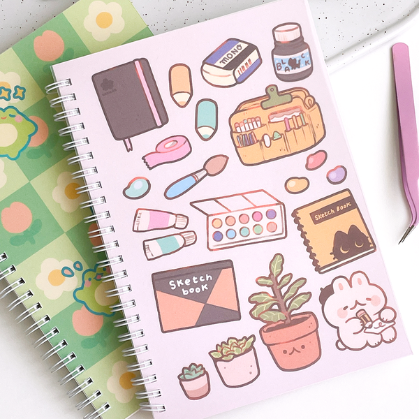 Artist Bunny - Sticker book