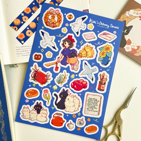 Kiki's Delivery Service - Sticker sheet