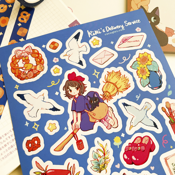 Kiki's Delivery Service - Sticker sheet
