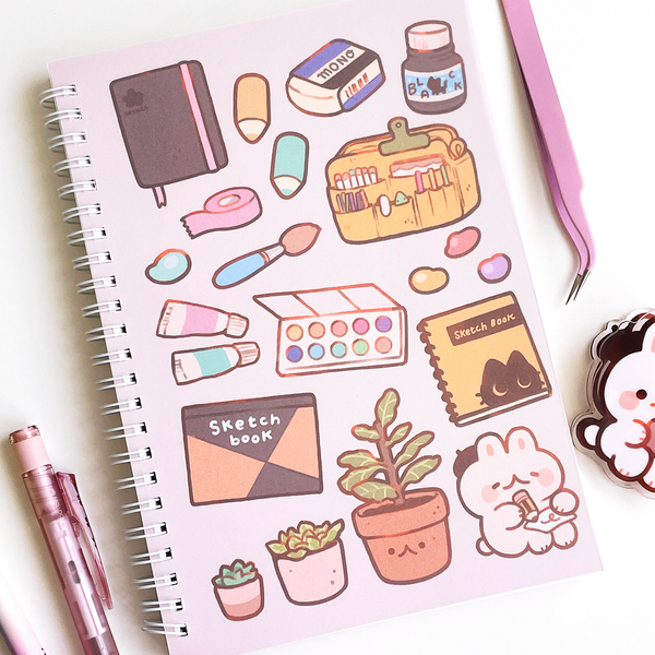Artist Bunny - Sticker book