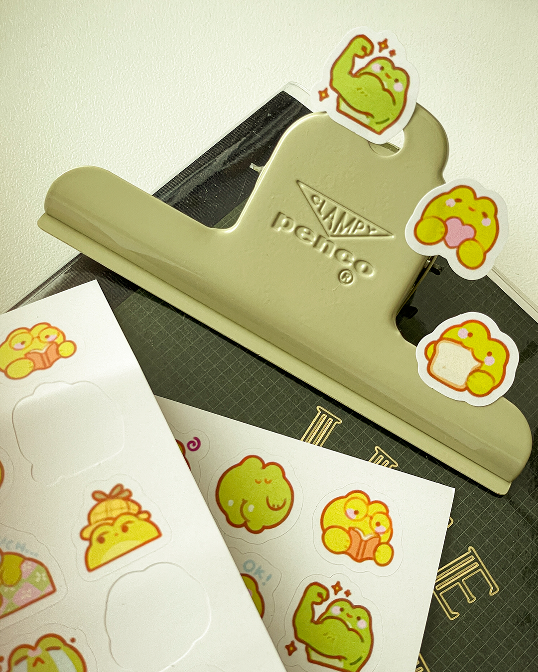 frog moods - sticker sheet