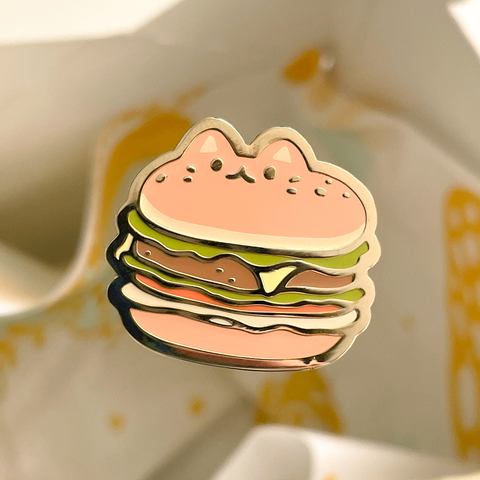 CatDonald's Burger - Enamel pin