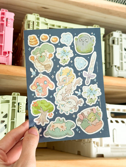 totk - washi sticker sheet
