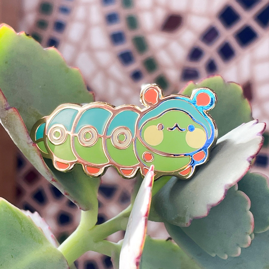 little steps - enamel pin